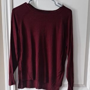 Zara Knit Burgundy Sweater